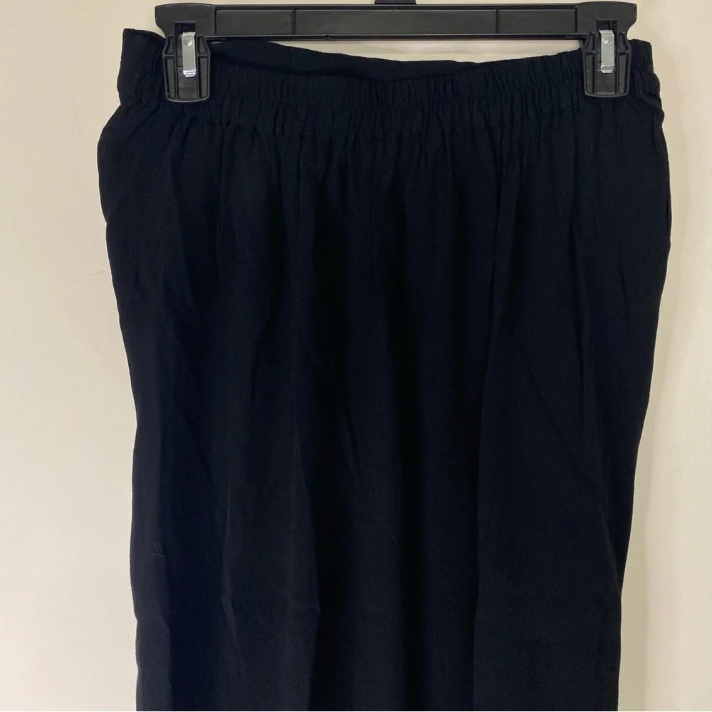 Madewell Black Maxi Wrap Skirt Size Small Classic Minimalist Office Goth Grunge